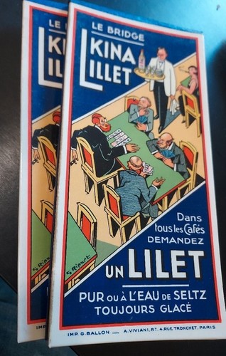 Carnet publicitaire ancien