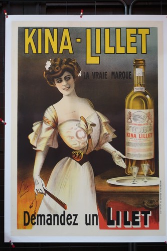 Ancienne affiche publicitaire