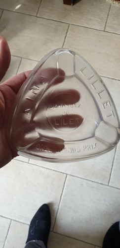 Cendrier kina lillet verre - cendrier,