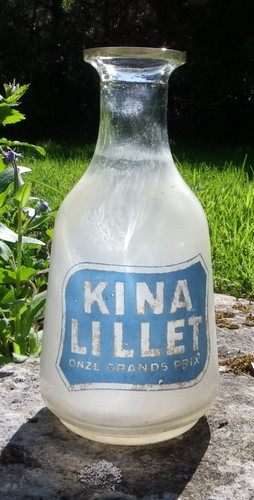 Ancienne carafe publicitaire - ancienne,
